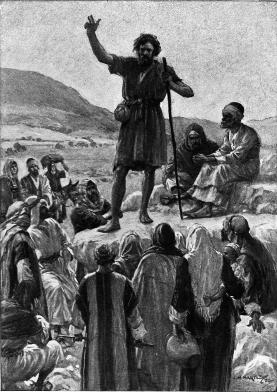 The most important figure in the Scripture is Jesus Christ. John the Baptist is the next one.